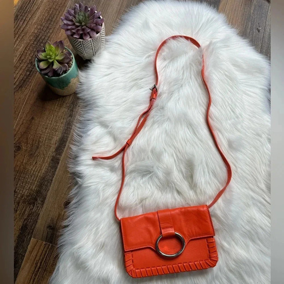 Vince Camuto Menio Small Crossbody_ tangerine Orange - Picture 2 of 7
